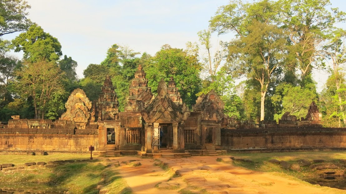Banteay Srei - Det rosa kvinnotemplet i Angkor