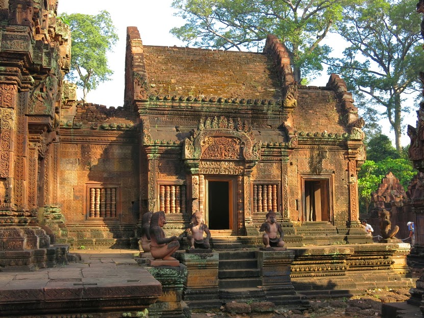 Banteay Srei - Det rosa kvinnotemplet i Angkor