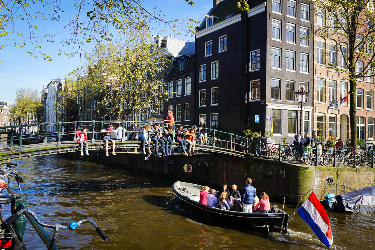 Amsterdam Kanal Nederländern