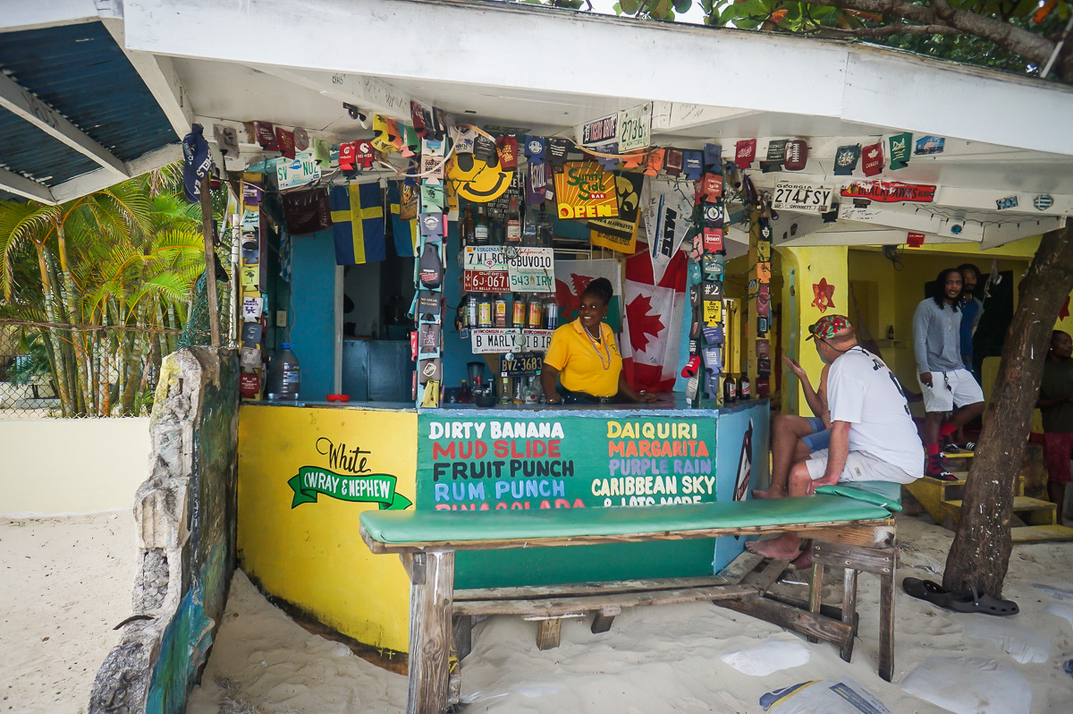 Seven Mile Beach, Negril på Jamaica