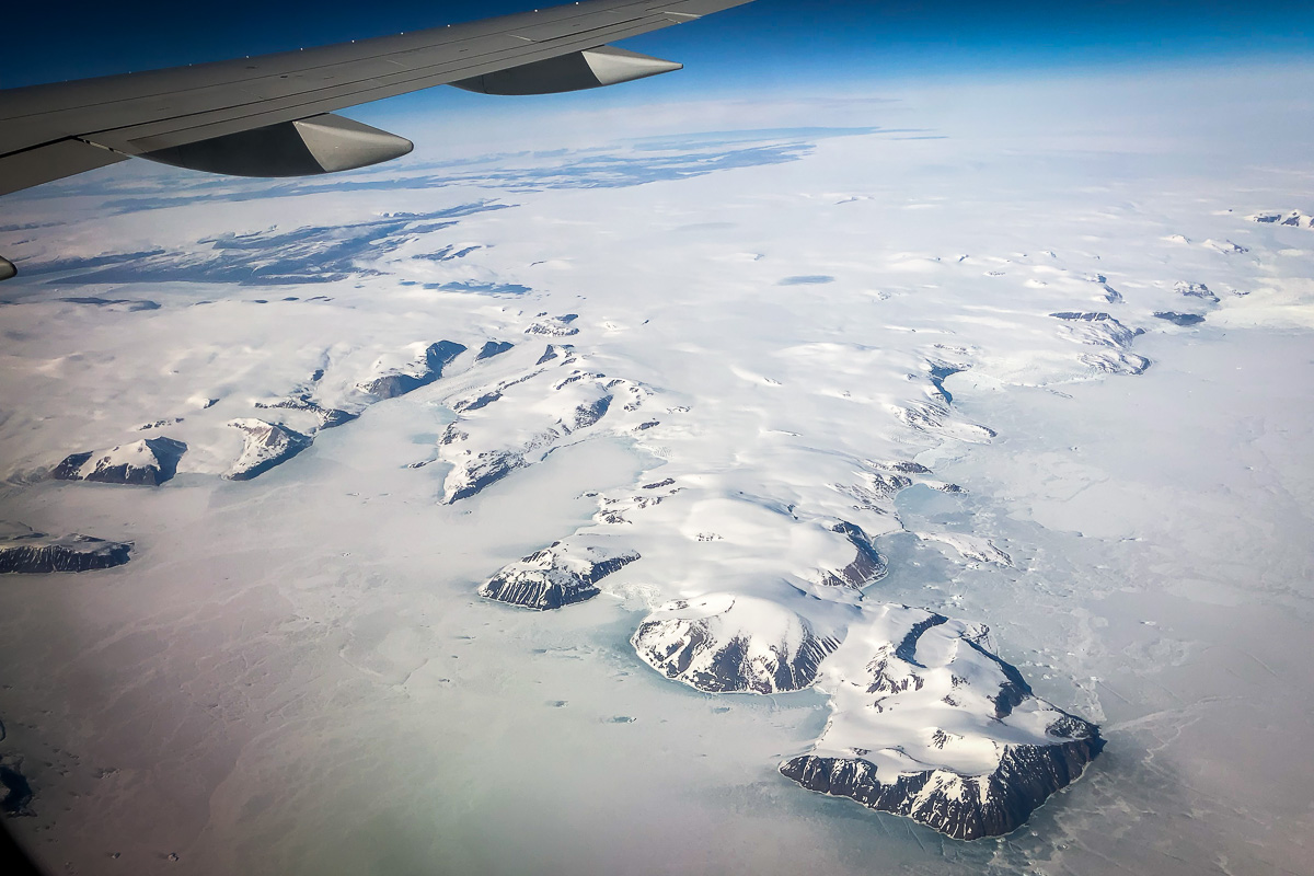 Fönsterplats över Grönland