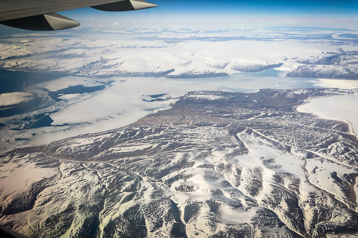 Fönsterplats över Grönland